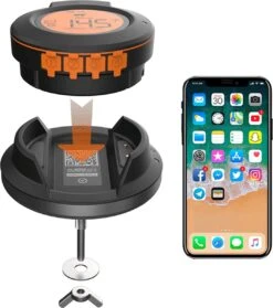 ToGrill - Smart Bluetooth Barbecue Dome Thermometer Met 2 Probes AT-02 | Draadloze Slimme BBQ Vleesthermometer Met App | 11 ToGrill - Smart Bluetooth Barbecue Dome Thermometer Met 2 Probes AT-02 | Draadloze Slimme BBQ Vleesthermometer Met App | -Barbecue Benodigdheden Winkel 1061x1200 1