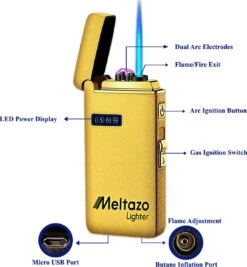 MELTAZO Elektrische Aansteker, Aansteker Gas, Electric Lighter, Gasaansteker Navulbaar, Elektronische Aansteker, Aansteker Plasma, Aansteker Vuurwerk, USB Aansteker Plasma, 2-in-1 Aansteker Voor Sigaretten Camping Kaarsen - 2023 Editie 10 MELTAZO Elektrische Aansteker, Aansteker Gas, Electric Lighter, Gasaansteker Navulbaar, Elektronische Aansteker, Aansteker Plasma, Aansteker Vuurwerk, USB Aansteker Plasma, 2-in-1 Aansteker Voor Sigaretten Camping Kaarsen - 2023 Editie -Barbecue Benodigdheden Winkel 1111x1200