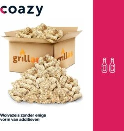 Aanmaakkrullen Voor BBQ Of Kachel | 3kg ECO FSC Gecertificeerd Aanmaakhout Barbecue - Biologisch En Duurzaam Aanmaakwokkels - Houtwol Wokkels - Barbeque Aansteker - Aanmaakblokjes - Accessoires - Ongeveer 240 Krullen -Barbecue Benodigdheden Winkel 1132x1200 5