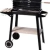 Verrijdbare Barbecue – Houtskool/Briketten - Verstelbare Grillplaat – Houten Tafel – Winscherm – Gewicht 5.9kg 2 Verrijdbare Barbecue – Houtskool/Briketten - Verstelbare Grillplaat – Houten Tafel – Winscherm – Gewicht 5.9kg -Barbecue Benodigdheden Winkel 1142x1200
