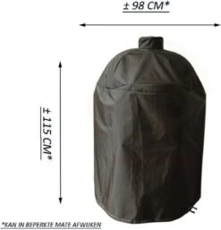 Merkloos Kamado BBQ Large Beschermhoes Cover Tot 25" Inch - Hoes Zwart Groot - O.a. Big Green Egg, Grill Guru, Kamado Joe Classic, Patton, The Bastard, Takumi, Tarrington House 8 Merkloos Kamado BBQ Large Beschermhoes Cover Tot 25" Inch - Hoes Zwart Groot - O.a. Big Green Egg, Grill Guru, Kamado Joe Classic, Patton, The Bastard, Takumi, Tarrington House -Barbecue Benodigdheden Winkel 1155x1200 2