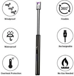 Le Cose USBurn-BBQ Aansteker-oplaadbare Aansteker Met Usb Kabel-Elektrische Plasma Aansteker-windbestendig En Buigzaam-zwart-USB-Lange Flexibele Aansteker 8 Le Cose USBurn-BBQ Aansteker-oplaadbare Aansteker Met Usb Kabel-Elektrische Plasma Aansteker-windbestendig En Buigzaam-zwart-USB-Lange Flexibele Aansteker -Barbecue Benodigdheden Winkel 1163x1200