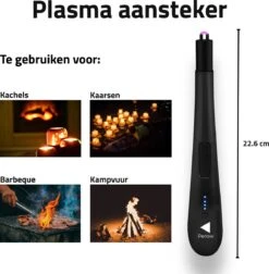 Oplaadbare Lange Elektrische Aansteker - Zwart - Duurzame Plasma Aansteker - Inclusief Cadeauverpakking - BBQ - Kaarsen 14 Oplaadbare Lange Elektrische Aansteker - Zwart - Duurzame Plasma Aansteker - Inclusief Cadeauverpakking - BBQ - Kaarsen -Barbecue Benodigdheden Winkel 1177x1200