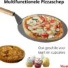 Pizzaschep 30 Cm Voor Oven Of BBQ - Rond - RVS - Met Houten Handvat -Barbecue Benodigdheden Winkel 1200x1033