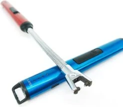 Elektrische Aansteker – USB Oplaadbaar - Blauw – Fornuis – BBQ – Openhaard – Lange Flexibele Aansteker -Barbecue Benodigdheden Winkel 1200x1051