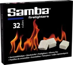 Samba Aanmaakblokjes Wit - Kerosine - 896 Stuks - Omdoos 12 Samba Aanmaakblokjes Wit - Kerosine - 896 Stuks - Omdoos -Barbecue Benodigdheden Winkel 1200x1073