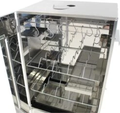 Kynast Exklusiv - Rookoven - Met 3 Etages - Metaal - Grijs 7 Kynast Exklusiv - Rookoven - Met 3 Etages - Metaal - Grijs -Barbecue Benodigdheden Winkel 1200x1129