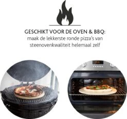 Boska Pizzasteen Deluxe - Voor Oven & BBQ - Knapperige Pizza's - Ø 29.5 Cm - BBQ Accessoires 23 Boska Pizzasteen Deluxe - Voor Oven & BBQ - Knapperige Pizza's - Ø 29.5 Cm - BBQ Accessoires -Barbecue Benodigdheden Winkel 1200x1131 1
