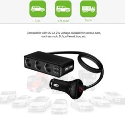 WiseGoods - Premium Auto Sigarettenaansteker Splitter - 4 Poorten USB - Autolader USB - Autolader Splitter - 12V Splitter -Barbecue Benodigdheden Winkel 1200x1158 2