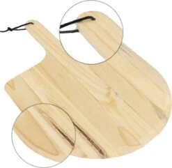 MaxxHome Pizzasteen - BBQ Steen - Maximum Te Verhitten Tot 600 Graden - ⌀33 - Incl. Houten Schep -Barbecue Benodigdheden Winkel 1200x1169