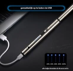 Oplaadbare Lange Dunne Elektrische Aansteker - Duurzame Plasma Aansteker - Inclusief Cadeauverpakking - BBQ – Kaarsen – Zilver 8 Oplaadbare Lange Dunne Elektrische Aansteker - Duurzame Plasma Aansteker - Inclusief Cadeauverpakking - BBQ – Kaarsen – Zilver -Barbecue Benodigdheden Winkel 1200x1170 2