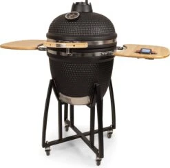 Patton - Kamado 21" - Premium Black - Keramische Barbecue - Incl. Bluetooth Kerntemperatuurmeter - LED Verlichting - Large - Compleet - Zwart 26 Patton - Kamado 21" - Premium Black - Keramische Barbecue - Incl. Bluetooth Kerntemperatuurmeter - LED Verlichting - Large - Compleet - Zwart -Barbecue Benodigdheden Winkel 1200x1184 1