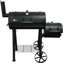 Fire Beam Houtskool Barbecue - Grilloppervlak (LxB) 35 X 66 Cm - Smoker - Zwart -Barbecue Benodigdheden Winkel 1200x1194