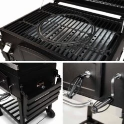 Alice's Garden Houtskool BBQ Bernard - Smoker - Verstelbare Houtskoolbak - Zwart -Barbecue Benodigdheden Winkel 1200x1200 104