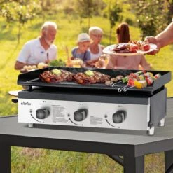 Bighorn Plancha Grill - Gasbarbecue – Tabletop – Draagbaar – 3 Branders -Barbecue Benodigdheden Winkel 1200x1200 156