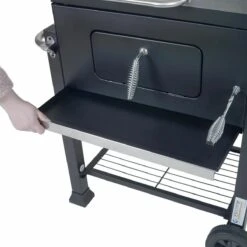 Vaggan Luxe Houtskool Barbecue - Grilloppervlak (LxB) 44 X 32 Cm - Staal - Matzwart -Barbecue Benodigdheden Winkel 1200x1200 16