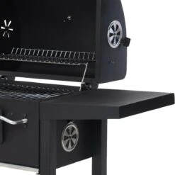Vaggan Luxe Houtskool Barbecue - Grilloppervlak (LxB) 44 X 32 Cm - Staal - Matzwart -Barbecue Benodigdheden Winkel 1200x1200 18