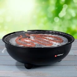 Alpina Elektrische BBQ - Tafel-Barbecue - Geen Rook - Binnen Barbecueën - 1250W - Ø 30 Cm - Zwart 21 Alpina Elektrische BBQ - Tafel-Barbecue - Geen Rook - Binnen Barbecueën - 1250W - Ø 30 Cm - Zwart -Barbecue Benodigdheden Winkel 1200x1200 200