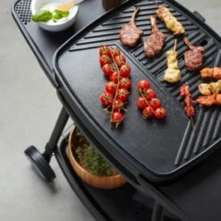 Barbecook Alexia - Elektrische Bbq - Afneembare Grill - Zijtafels - Wielen - 84x55x97cm -Barbecue Benodigdheden Winkel 1200x1200 225
