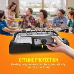 Aigostar Lava 30LDQ - Elektrische Grill - BBQ - Tafel Barbecue - Grilloppervlakte 41 X 24 Cm - 2000 Watt -Barbecue Benodigdheden Winkel 1200x1200 238