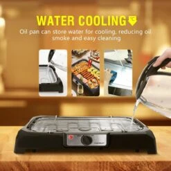 Aigostar Lava 30LDQ - Elektrische Grill - BBQ - Tafel Barbecue - Grilloppervlakte 41 X 24 Cm - 2000 Watt -Barbecue Benodigdheden Winkel 1200x1200 240