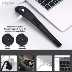 Oplaadbare Lange Elektrische Aansteker - Zwart - Duurzame Plasma Aansteker - Inclusief Cadeauverpakking - BBQ - Kaarsen 16 Oplaadbare Lange Elektrische Aansteker - Zwart - Duurzame Plasma Aansteker - Inclusief Cadeauverpakking - BBQ - Kaarsen -Barbecue Benodigdheden Winkel 1200x1200 262