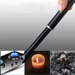 Oplaadbare Lange Dunne Elektrische Aansteker - Duurzame Plasma Aansteker - Inclusief Cadeauverpakking - BBQ – Kaarsen - Zwart -Barbecue Benodigdheden Winkel 1200x1200 265