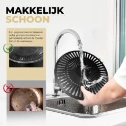 Ozocozy BBQ-ONE Houtskool Tafelbarbecue - Ø30 Cm- Zwart - Incl. Draagtas, Siliconen Bakkwast En RVS-Barbecuetang -Barbecue Benodigdheden Winkel 1200x1200 34