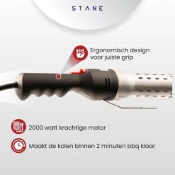 Bbq Aansteker Electrisch - Looftlighter - Bbq Starter - Bbq Accesoires - One Minute Lighter - Incl. Bbq Handschoenen - ®Stane -Barbecue Benodigdheden Winkel 1200x1200 365