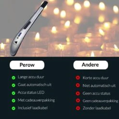 Oplaadbare Lange Elektrische Aansteker - Zilver - Duurzame Plasma Aansteker - Inclusief Cadeauverpakking - BBQ - Kaarsen 16 Oplaadbare Lange Elektrische Aansteker - Zilver - Duurzame Plasma Aansteker - Inclusief Cadeauverpakking - BBQ - Kaarsen -Barbecue Benodigdheden Winkel 1200x1200 415