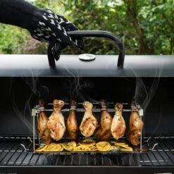 GrillX Kippenvleugelhouder - Kiphouder Voor BBQ & Oven - RVS - BBQ Accesoires -Barbecue Benodigdheden Winkel 1200x1200 499