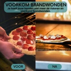 Nowad Pizzaschep RVS Rond - 30,5 Cm - PVC Handvat -Barbecue Benodigdheden Winkel 1200x1200 505