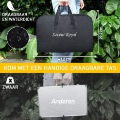 Saveur Royal® 35-delige Barbecue Gereedschapset In Roestvrij Staal - BBQ Grill Set Met Draagtas - Barbecuegerei-sets - Barbecue Accessoires Gereedschap - 35-delig -Barbecue Benodigdheden Winkel 1200x1200 530