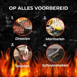 GrillX Barbecue Gereedschap Set - 19-delig - Inclusief Luxe Draagtas - BBQ Accesoires - Gereedschapset 14 GrillX Barbecue Gereedschap Set - 19-delig - Inclusief Luxe Draagtas - BBQ Accesoires - Gereedschapset -Barbecue Benodigdheden Winkel 1200x1200 542
