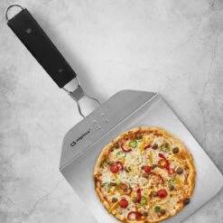 RVS Pizzaschep Inklapbaar Vierkant Handvat - Taartschep - Pizzaspatel BBQ Pannekoeken Spatel 8 RVS Pizzaschep Inklapbaar Vierkant Handvat - Taartschep - Pizzaspatel BBQ Pannekoeken Spatel -Barbecue Benodigdheden Winkel 1200x1200 550