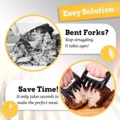 Mountain Grillers Claws-High Quality Meat Claws For American BBQ Pulled Pork-Plastic Meat Claws For Slicing-Vaatwasser Safe Bear Claws Gift Idee 13 Mountain Grillers Claws-High Quality Meat Claws For American BBQ Pulled Pork-Plastic Meat Claws For Slicing-Vaatwasser Safe Bear Claws Gift Idee -Barbecue Benodigdheden Winkel 1200x1200 555