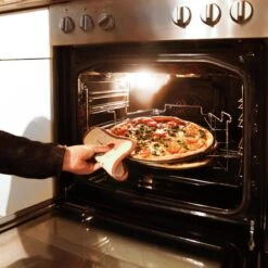 Relaxdays 3 Pizaplaten Met Pizzarek, Pizza Bakplaat Rond 33 Cm, Pizzaplaat 3stuk -Barbecue Benodigdheden Winkel 1200x1200 585