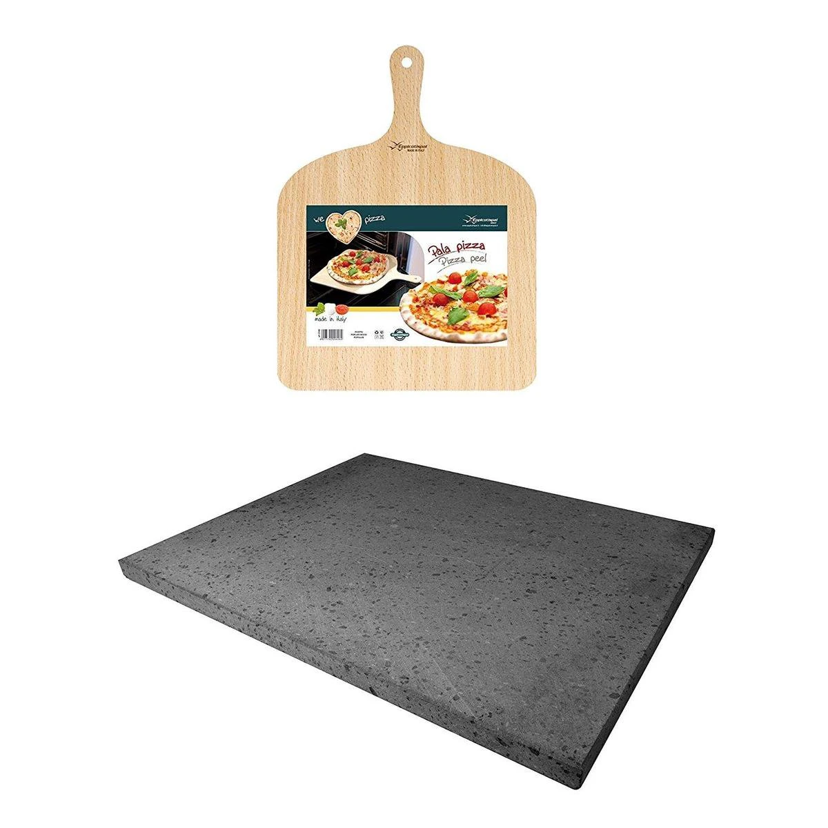 ETNA Pizza Set - Grote Pizzasteen & GRATIS Pizzaschep - 30 Cm X 38 Cm - Echt Italiaanse Pizzasteen - Broodbaksteen - BBQ Pizzasteen - Gemaakt Van Lavasteen Uit De Etna - Non-stick - Eppicotispai 9 ETNA Pizza Set - Grote Pizzasteen & GRATIS Pizzaschep - 30 Cm X 38 Cm - Echt Italiaanse Pizzasteen - Broodbaksteen - BBQ Pizzasteen - Gemaakt Van Lavasteen Uit De Etna - Non-stick - Eppicotispai - Afbeelding 7