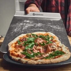Burnhard Pizzasteen 38 X 30 X 1,5 Cm + Pizzaschep -Barbecue Benodigdheden Winkel 1200x1200 650