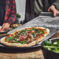 Burnhard Pizzasteen 38 X 30 X 1,5 Cm + Pizzaschep -Barbecue Benodigdheden Winkel 1200x1200 653