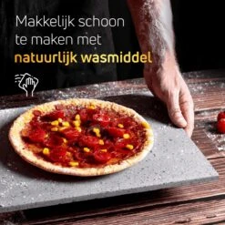 Pizzasteen BBQ Oven - Lava Van Vulkaan Etna - Barbecue Accesoires - Made In Italy - Broodbaksteen - 30x38x1.1 - VDN -Barbecue Benodigdheden Winkel 1200x1200 664