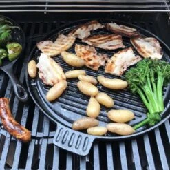 Chefs Cuisine Gietijzeren Grillpan - Grillpan Gietijzer - Gietijzer Bbq Grillpan - Gietijzeren Grillplaat - Pizzasteen - Plancha Gietijzer - Gietijzeren Bakplaat - Rond 36 Cm - Dubbelzijdig 8 Chefs Cuisine Gietijzeren Grillpan - Grillpan Gietijzer - Gietijzer Bbq Grillpan - Gietijzeren Grillplaat - Pizzasteen - Plancha Gietijzer - Gietijzeren Bakplaat - Rond 36 Cm - Dubbelzijdig -Barbecue Benodigdheden Winkel 1200x1200 724