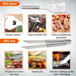 BBQ Accesoires Gereedschapset Koffer Set Tang Borstel Schort Barbecue Dagdeals - Chef Cook BBQ Accessoires Set -Barbecue Benodigdheden Winkel 1200x1200 73