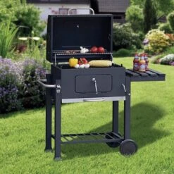 Tepro Toronto Click Barbecue Bbq Houtskool - Grilloppervlak (LxB) 56 X 42 Cm - Met Thermometer In De Deksel - RVS - Houtskoolbarbecue -Barbecue Benodigdheden Winkel 1200x1200 82