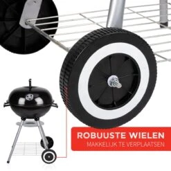 BBQ Collection Houtskoolbarbecue - Kogelbarbecue 45 X 60 Centimeter - Ronde Barbecue - Barbecue Op Wielen - Zwart - Metaal -Barbecue Benodigdheden Winkel 1200x1200 97