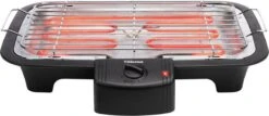 Tristar BQ-2813 Electrische Tafelbarbecue - Grilloppervlak (LxB) 38x22 Cm - 2000W - Zwart -Barbecue Benodigdheden Winkel 1200x520
