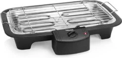 Tristar BQ-2813 Electrische Tafelbarbecue - Grilloppervlak (LxB) 38x22 Cm - 2000W - Zwart -Barbecue Benodigdheden Winkel 1200x571