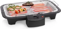 Tristar BQ-2813 Electrische Tafelbarbecue - Grilloppervlak (LxB) 38x22 Cm - 2000W - Zwart -Barbecue Benodigdheden Winkel 1200x573