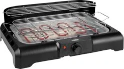 Princess 112250 Elektrische BBQ Met Zijplanken - BBQ - 40x25cm - Met En Zonder Statief Te Gebruiken - Met Zijplankjes - Ook Te Gebruiken Als Tafelgrill - 2200W -Barbecue Benodigdheden Winkel 1200x668 1