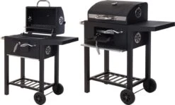 Vaggan Luxe Houtskool Barbecue - Grilloppervlak (LxB) 44 X 32 Cm - Staal - Matzwart -Barbecue Benodigdheden Winkel 1200x724